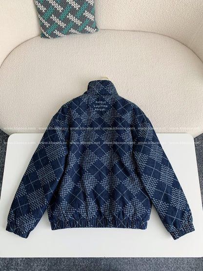 「#3979」Louis Vuitton SS25 Pre-Spring collection, Logo letter stripe jacket