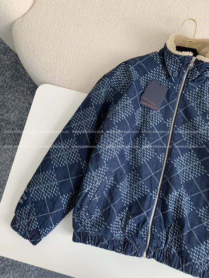 「#3979」Louis Vuitton SS25 Pre-Spring collection, Logo letter stripe jacket