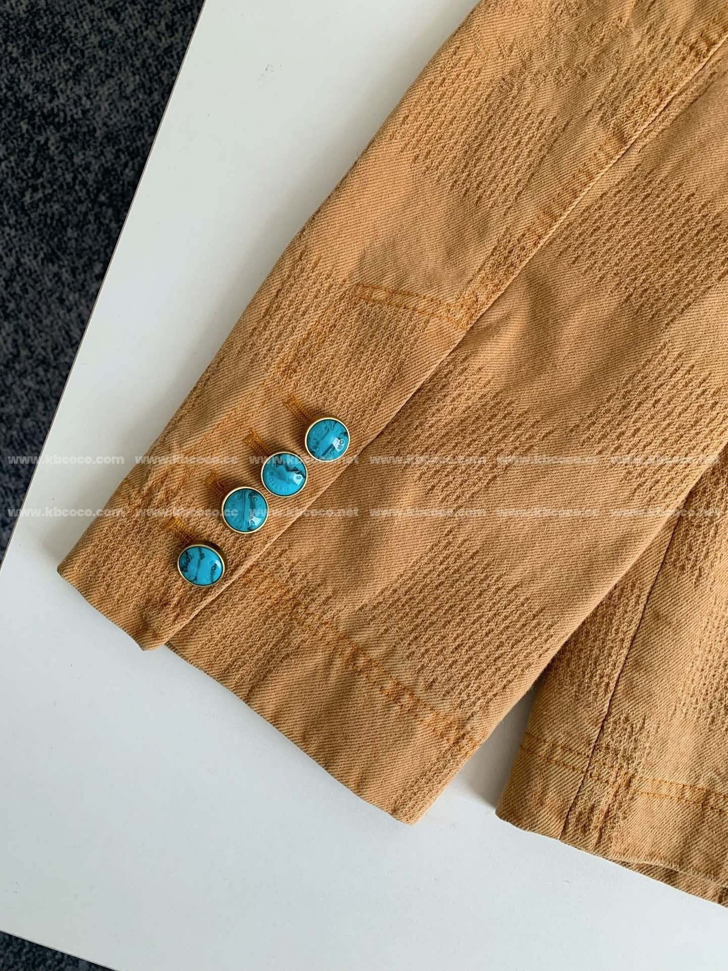 Veste décontractée à col rond et boutonnage simple Louis Vuitton FW24 « #4152 »
