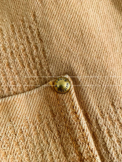 Veste décontractée à col rond et boutonnage simple Louis Vuitton FW24 « #4152 »