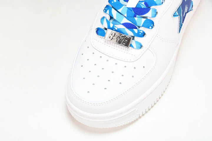 A Bathing Ape Bape Sta 'White ABC Camo - Blue'