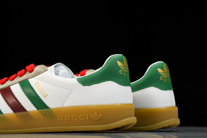 Guссi x Gazelle 'White Green Red'