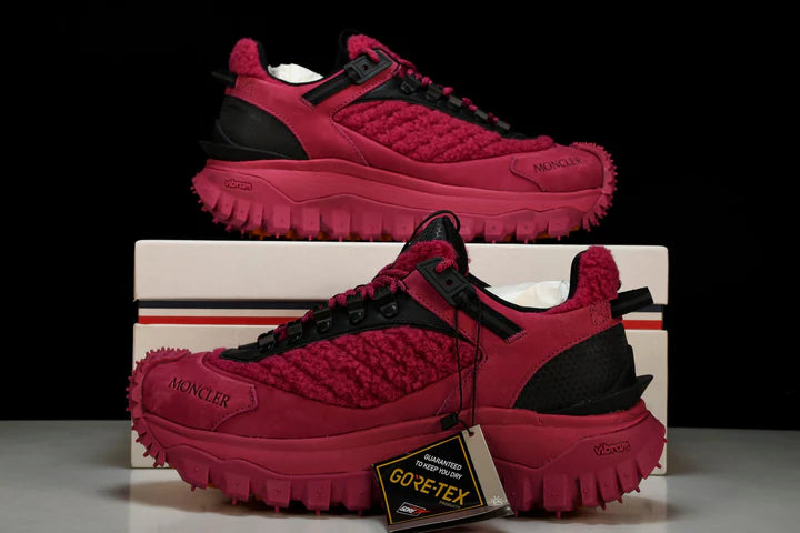 Moncler Trailgrip GTX 'Fuchsia Red Fur'