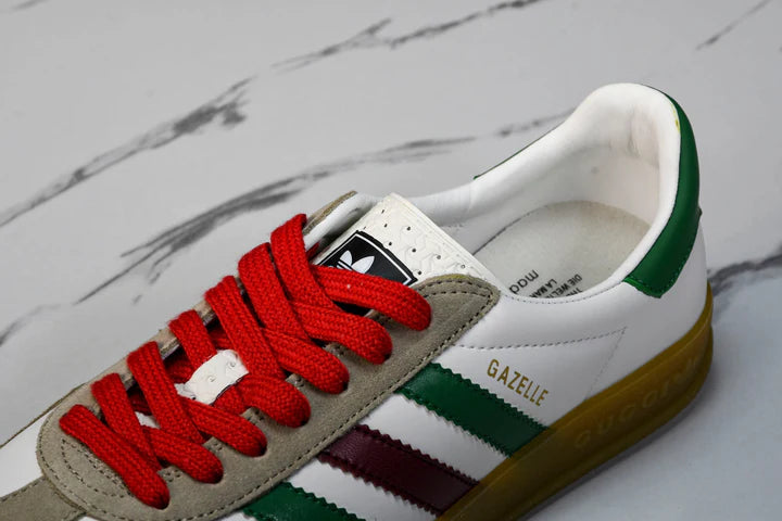 Guссi x Gazelle 'White Green Red'