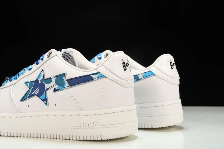 A Bathing Ape Bape Sta 'White ABC Camo - Blue'