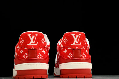 Louis Vuittоп Trainer Low 'Red Monogram Textile'