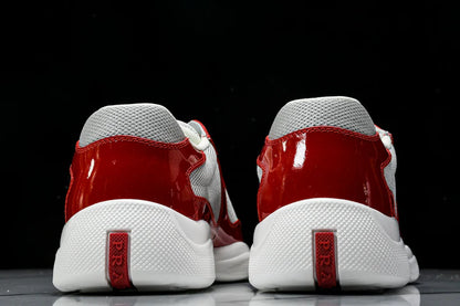 Prada America's Cup Sneaker 'Red Silver'