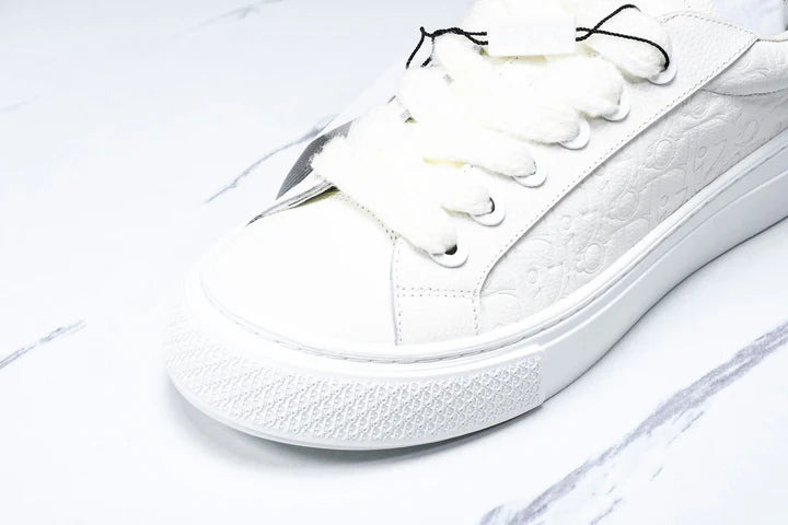 D1or B33 Gravity Leather 'Oblique Triple White'