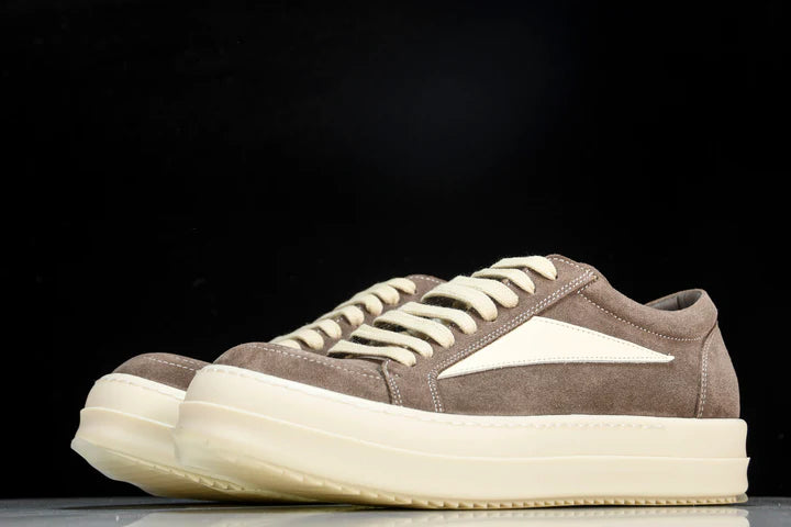 Rick Owens Vintage Sneaks Suede 'Dark Dust'