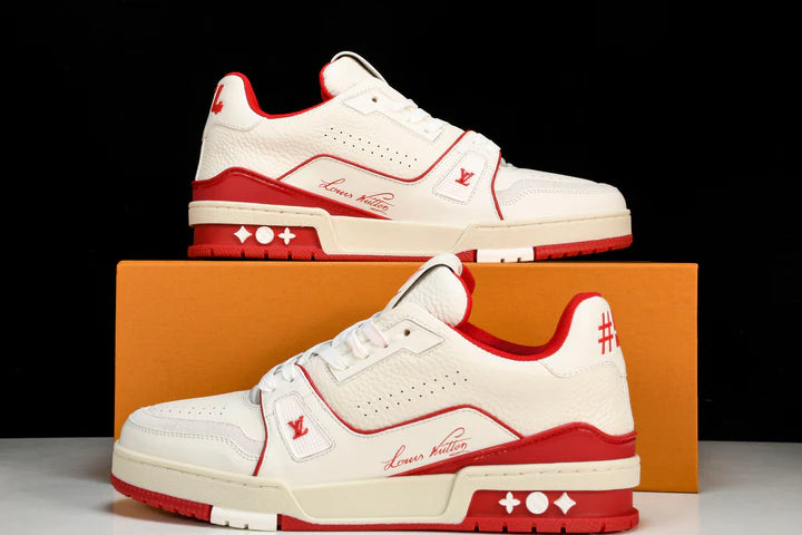 Louis Vuittоп Trainer Low 'Signature White Red'