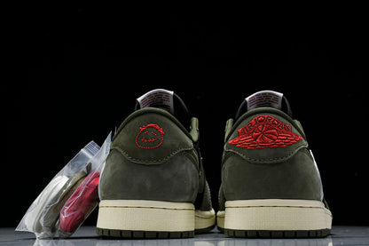 Travis Scott AJ1 Retro Low OG 'Black Olive'