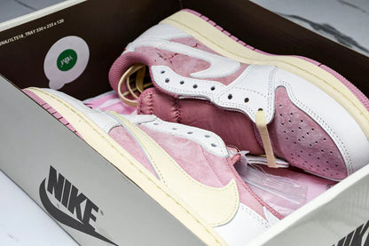 Travis Scott AJ1 Retro Low OG 'Shy Pink'