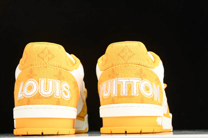 Louis Vuittоп Trainer Low Velcro Strap 'Monogram Denim Yellow'