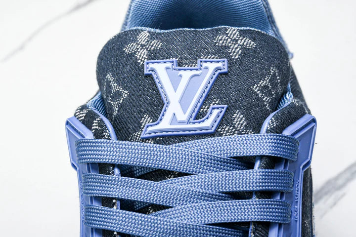 Louis Vuittоп Trainer Low 'Blue Denim Monogram Textile'