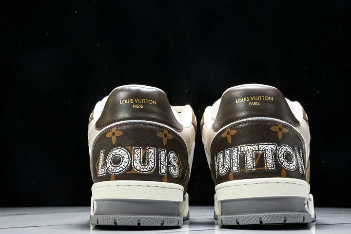 Louis Vuittоп Trainer Low Velcro Strap 'Mocha'