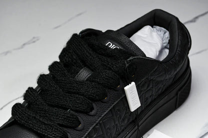 D1or B33 Gravity Leather 'Oblique Triple Black'