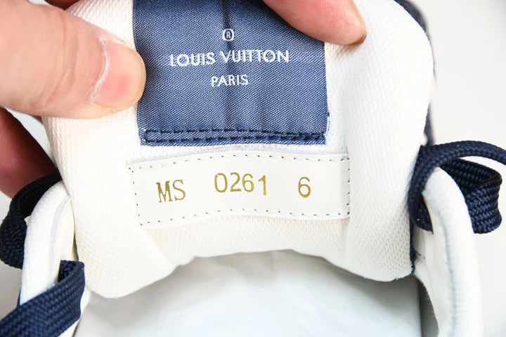 Louis Vuittоп Trainer Low Velcro Strap 'Navy Mesh'