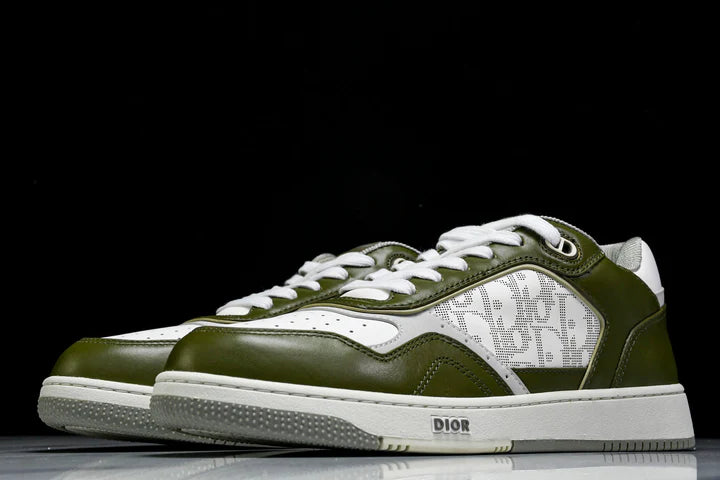 D1or B27 Low Galaxy Leather 'Green White'