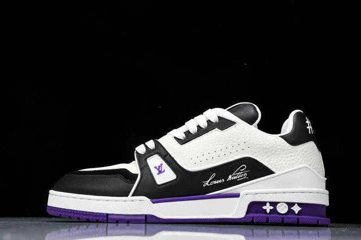 Louis Vuittоп Trainer Low 'Black White Violet Sole'