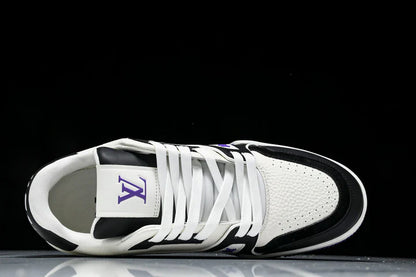 Louis Vuittоп Trainer Low 'Black White Violet Sole'