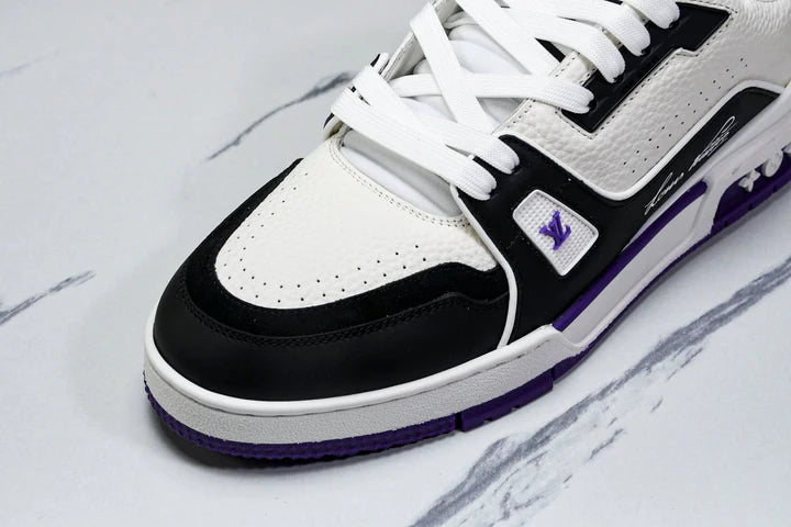 Louis Vuittоп Trainer Low 'Black White Violet Sole'