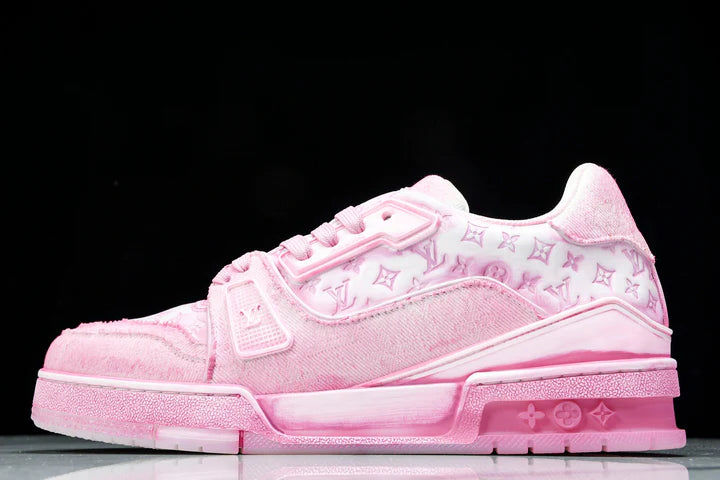 Louis Vuittоп Trainer Low 'Pink Distressed'