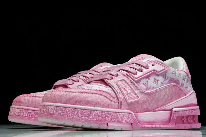 Louis Vuittоп Trainer Low 'Pink Distressed'