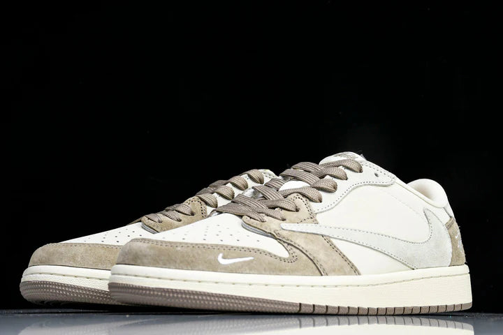 Travis Scott AJ1 Low x Stussy 'Beige' (Custom)