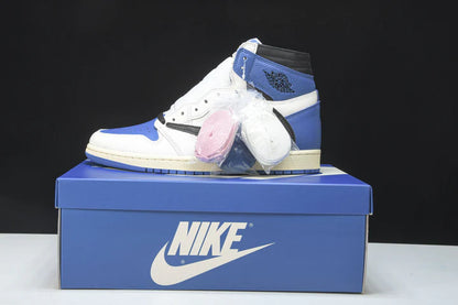 Travis Scott AJ1 Retro High x Fragment ‘Military Blue'