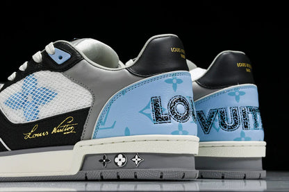 Louis Vuittоп Trainer Low Velcro Strap 'Blue Black'