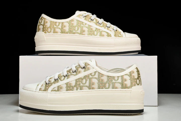 D1or Walk'N'D1or Platform Sneaker 'Oblique Gold'