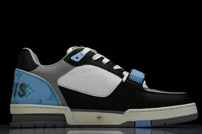 Louis Vuittоп Trainer Low Velcro Strap 'Blue Black'