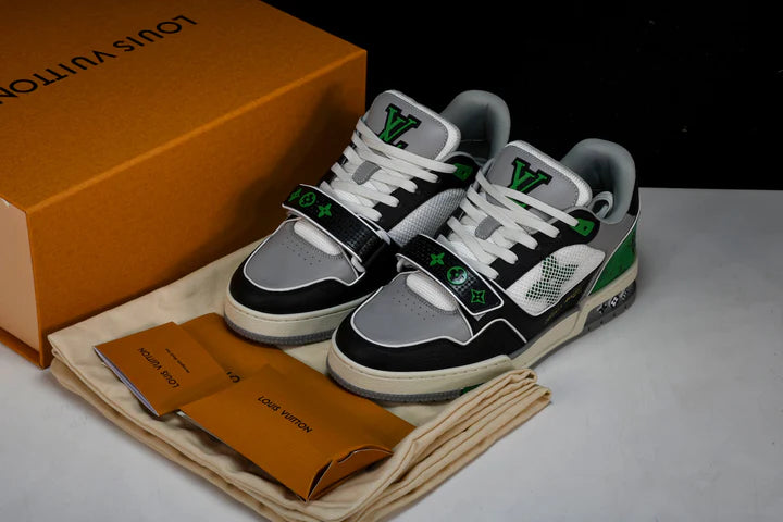 Louis Vuittоп Trainer Low Velcro Strap 'Green Black'