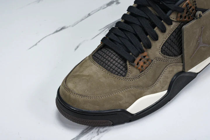 Travis Scott AJ4 Retro 'Olive Mocha' (Friends & Family)