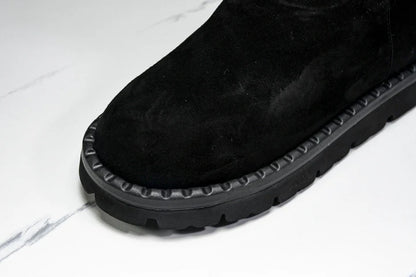 Prada Suede Booties 'Black'