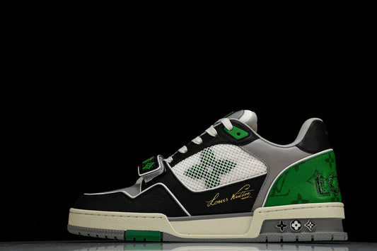 Louis Vuittоп Trainer Low Velcro Strap 'Green Black'