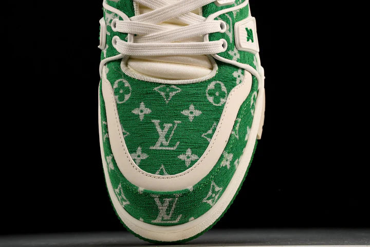 Louis Vuittоп Trainer Low 'Green Monogram Textile'