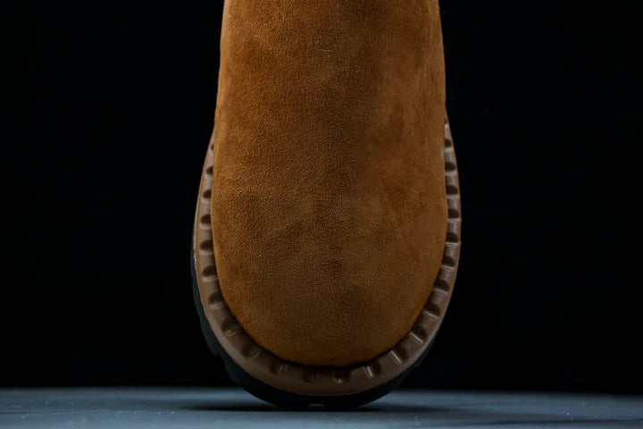 Prada Suede Booties 'Brown'