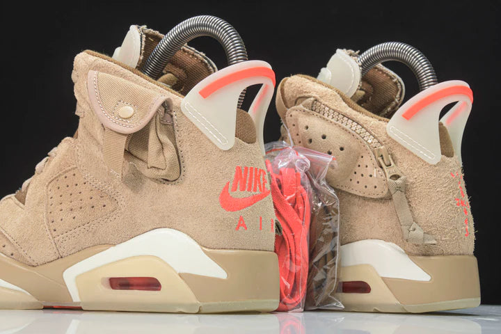 Travis Scott AJ6 Retro ‘British Khaki’